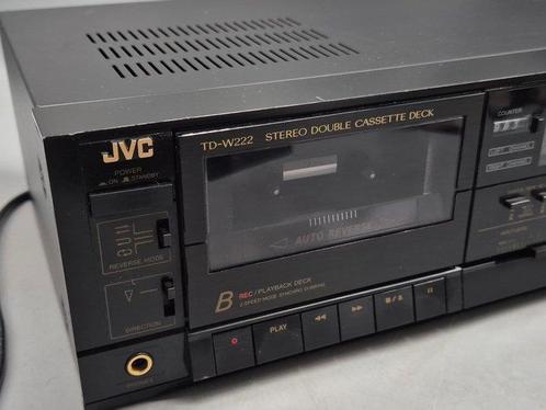 JVC - TD-W222 Audiocassette deck, Audio, Tv en Foto, Radio's