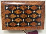 Doos - Palissander, Thuya, Satijnhout, Antiek en Kunst