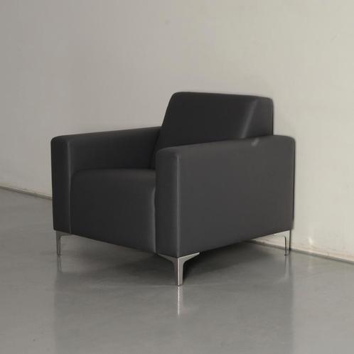 Davant Steff fauteuil, grijs, 4-poot onderstel, Huis en Inrichting, Stoelen, Ophalen of Verzenden