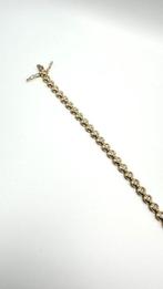 Armband - 14 karaat Geel goud Diamant (Natuurlijk), Handtassen en Accessoires, Armbanden, Nieuw
