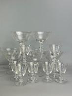 Drinkservies (32) - Kristal - Inciso a mano, Antiek en Kunst