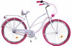 Damesfiets - beach cruiser - 28 - 3 versnellingen - wit..., Fietsen en Brommers, Ophalen of Verzenden, Nieuw