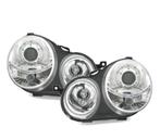PHARES POUR VOLKSWAGEN VW POLO 9N 01-05 ANGEL EYES FOND CHRO, Verzenden, Nieuw
