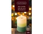 Actie lumineo led kaars wax steady kan binnen, met timer,, Nieuw