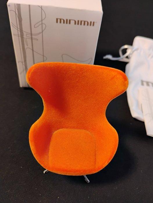 Minimii - Fritz Hansen/Arne Jacobsen - Chaise - Métal, tissu, Antiquités & Art, Antiquités | Meubles | Chaises & Canapés