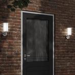 vidaXL Buitenwandlamp roestvrij staal zilverkleurig, Verzenden, Nieuw