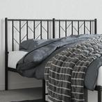 vidaXL Tête de lit métal noir 135 cm, Neuf, Verzenden