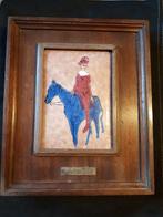Tegel - Harlekijn op blauw paard - (After) Picasso -, Antiek en Kunst, Curiosa en Brocante