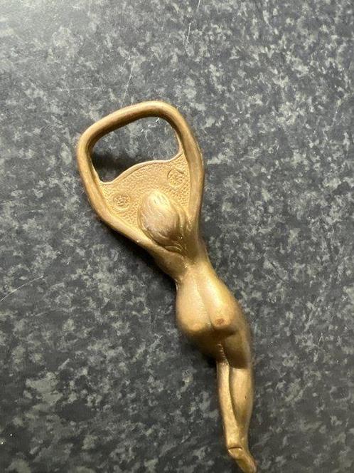 Flessenopener - Brons - Fles opener brons, Antiek en Kunst, Kunst | Designobjecten
