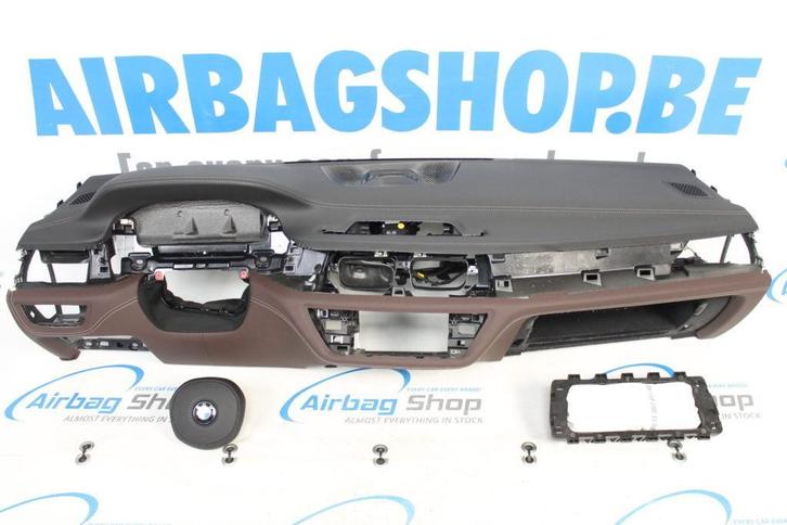AIRBAG KIT – TABLEAU DE BORD M CUIR BRUN/NOIR COUTURE GRIS S, Auto-onderdelen, Dashboard en Schakelaars