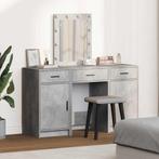 vidaXL Kaptafel met lade 3 pcs Grijs 50 x 41 x 135 cm, Verzenden, Nieuw