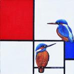 Jos Verheugen - Free after Mondrian, with Kingfishers (M948)