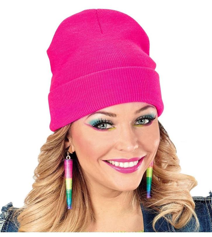 Neon Roze Muts, Hobby en Vrije tijd, Feestartikelen, Nieuw, Verzenden