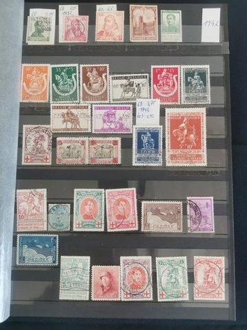 België 1942/1971 - Fraaie partij Belgische postzegels (1942 beschikbaar voor biedingen