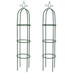 vidaXL Arche de jardin en forme de tour 2 pcs, Verzenden, Neuf