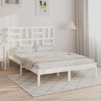 vidaXL Bedframe massief hout wit 120x190 cm, Verzenden, Nieuw