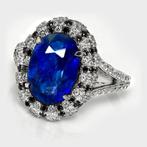 Zonder minimumprijs - Ring - 14 karaat Witgoud, IGI 4,91 ct