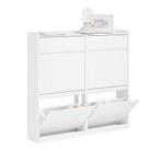 2dekans | SoBuy Schoenenkast - FSR169-W - Incl. 4 kleppen -, Ophalen of Verzenden, Nieuw