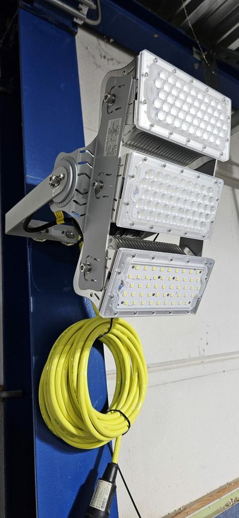 VOCARE XLT-300W RVS - Magnetisch ophangsysteem 51.000 Lumen, Huis en Inrichting, Lampen | Overige, Nieuw, Verzenden