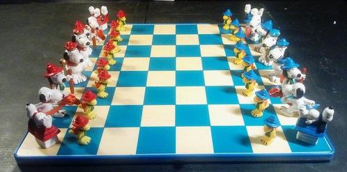 Jeu déchecs - Snoopy - Caoutchouc, Antiek en Kunst, Curiosa en Brocante