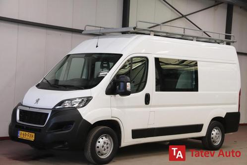 Peugeot Boxer L2 H2 DUBBEL CABINE 7 personen met IMPERIAAL, Autos, Camionnettes & Utilitaires, Enlèvement