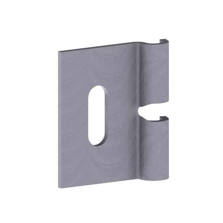 Muurbevestiging uit inox easyclip plaatje voor 3d, Tuin en Terras, Tuinschermen, Nieuw