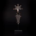 Europa Merovingische zilveren fibula - 11 cm, Verzamelen