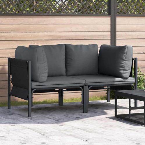 vidaXL Buiten Meubilair met kussen met kussen 2 pcs, Tuin en Terras, Tuinsets en Loungesets, Nieuw, Verzenden