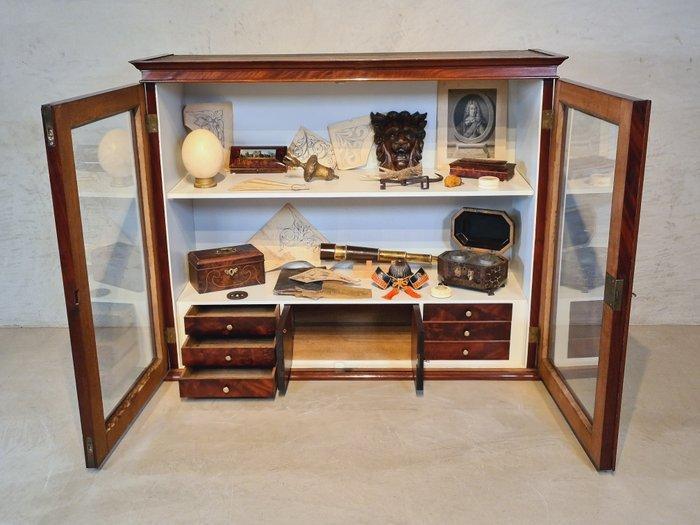 Vitrinekast - Mahonie - FREE SHIPPING!!!, Antiek en Kunst, Antiek | Overige Antiek