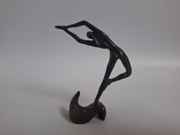 Artihove - Beeldje - Een sprong in het diepe - verbronsd, Antiquités & Art, Curiosités & Brocante