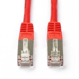 Netwerkkabel | Cat5e F/UTP | 3 meter (100% koper, Rood), Computers en Software, Pc- en Netwerkkabels, Verzenden