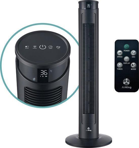 2dekans | AirKing Torenventilator 94cm - Kolomventilator met, Audio, Tv en Foto, Afstandsbedieningen, Ophalen of Verzenden