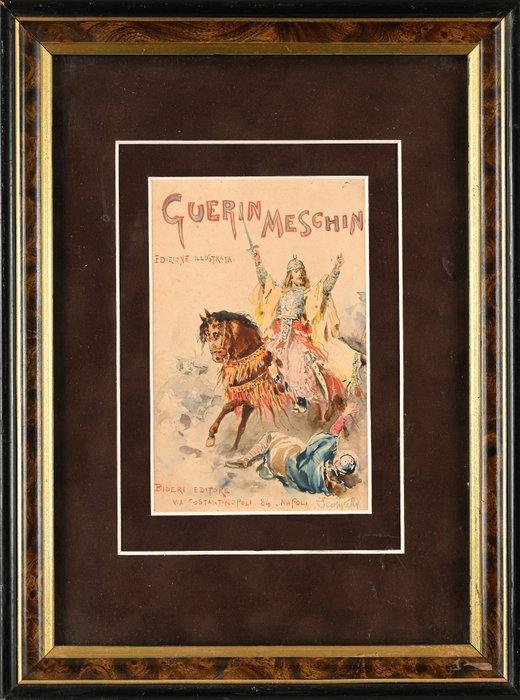 Pietro Scoppetta (1863-1920) - Guierin Meschin, Antiek en Kunst, Kunst | Schilderijen | Klassiek