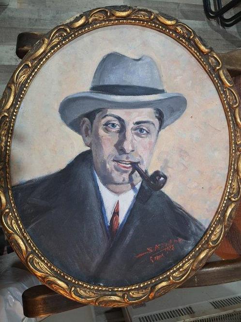 Europese school (XX) - Portrait of the son of Mr. Isidor, Antiek en Kunst, Kunst | Schilderijen | Klassiek