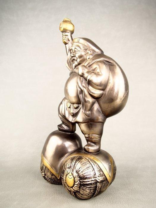 Koper - Hideyama  - Daikokuten , een godheid, Antiek en Kunst, Antiek | Overige Antiek