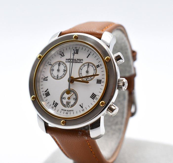 Hamilton - Chronograph - Zonder Minimumprijs - Date - 8800 -, Handtassen en Accessoires, Horloges | Heren