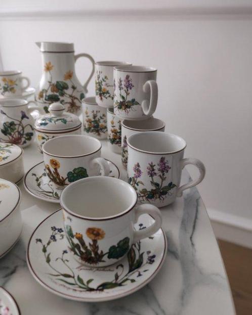 Villeroy & Boch - Koffieservies (28) - Botanica - Porselein, Antiek en Kunst, Antiek | Meubels | Tafels