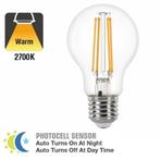 Daglichtsensor E27 LED Lamp | Filament | 2700K Warm Wit, Verzenden, Overige typen