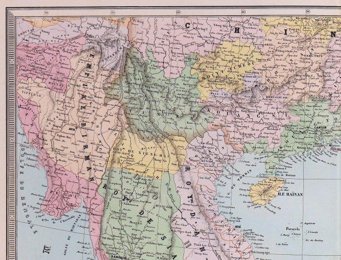 Azië - China, Thailand, Laos, Indonesië, Taiwan, Filipijnen;, Boeken, Atlassen en Landkaarten