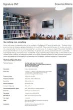 Bower & Wilkins - 3x Signature Series 8NT 800 In-Wall full, Audio, Tv en Foto, Nieuw