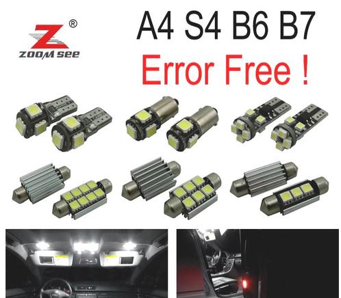KIT 20 AMPOULES LED INTÉRIEUR POUR AUDI A4 S4 RS4 B6 B7 02-0, Auto-onderdelen, Verlichting, Verzenden