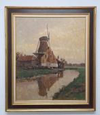 Gerardus Johannes Delfgaauw (1882-1947) - Molen in, Antiek en Kunst