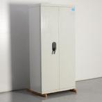 Officenow kluis, lichtgrijs, 195 x 93 cm, incl. 4 legbord..., Ophalen of Verzenden, Gebruikt