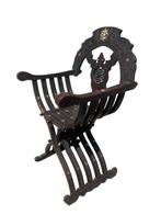 Poltrona - Chaise pliante - Bois teinté