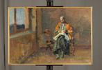 Abel Lauvray (1870-1950) - Madame Lauvray, brodant
