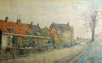 Eug Rensburg (1872-1956) - Schiedam aan de Dijk., Antiek en Kunst