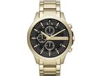 Armani Exchange AX2137 - Herenhorloge - Quartz - Goudkleurig, Verzenden, Zo goed als nieuw