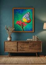 Sekar Rajagopal - Light Moment - Schmetterling auf roter