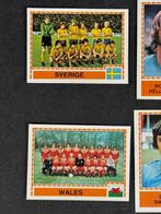 1980 Panini #253, 255/258, 260/262 Europa 80 - Sweden &, Nieuw