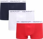 Gant Boxershorts 3-Pack Rood maat M Heren, Verzenden